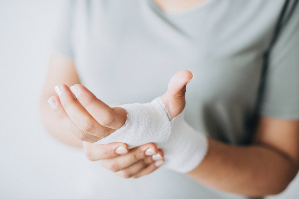Recovery after injuries caused by a bicycle accident