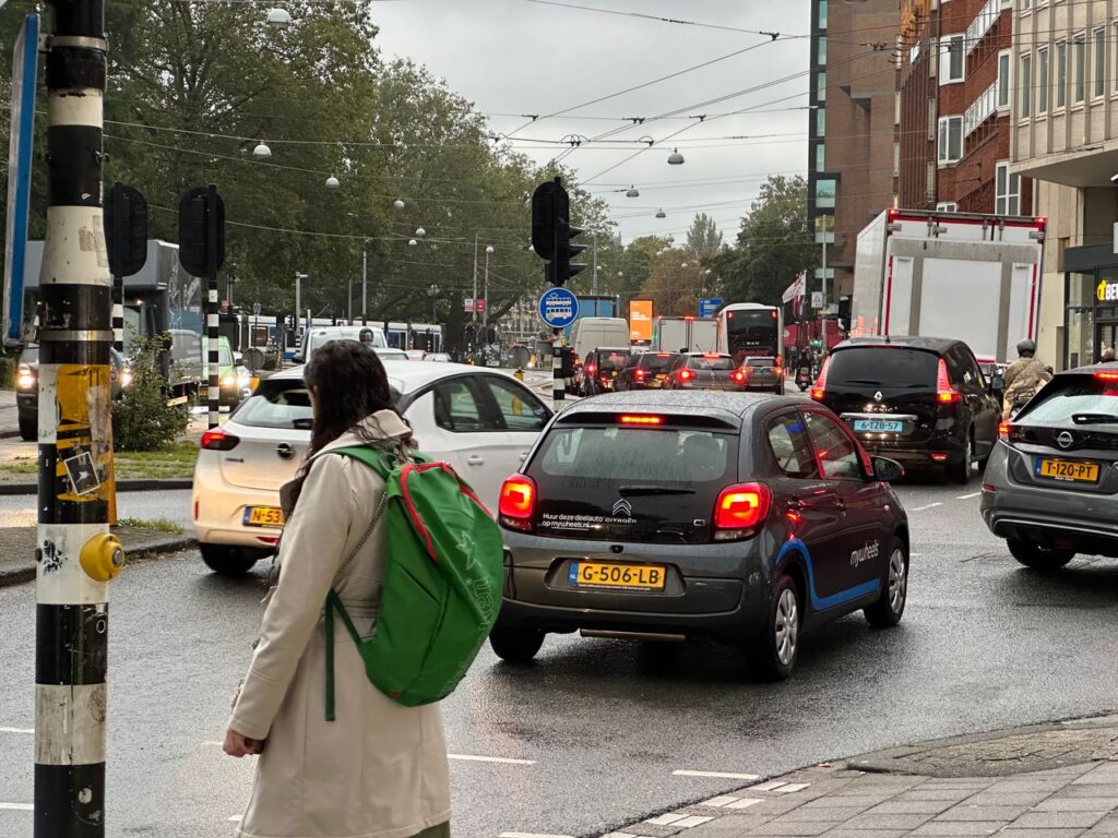 International truck accident in Amsterdam